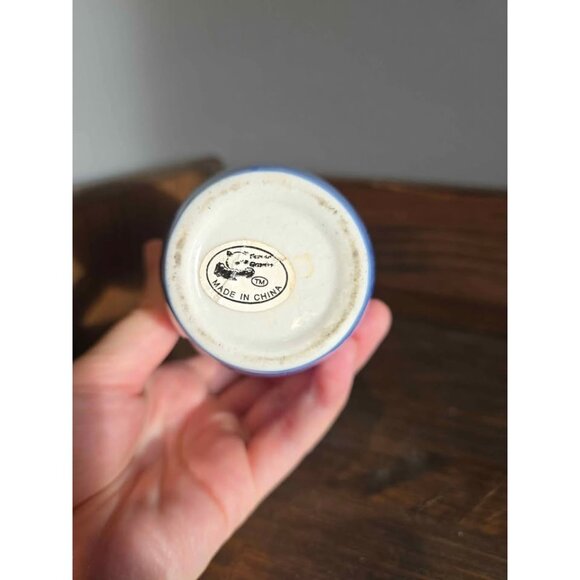 Chinese Porcelain Blue Crystalline Glaze Vase - Picture 3 of 6